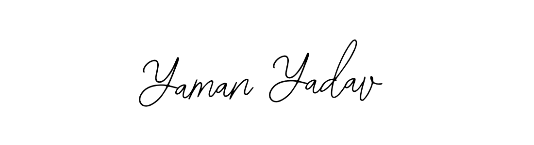 Create a beautiful signature design for name Yaman Yadav. With this signature (Bearetta-2O07w) fonts, you can make a handwritten signature for free. Yaman Yadav signature style 12 images and pictures png