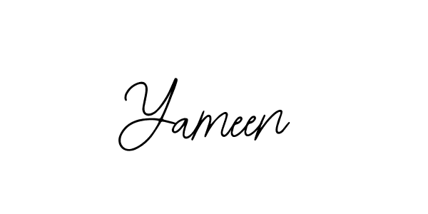 Design your own signature with our free online signature maker. With this signature software, you can create a handwritten (Bearetta-2O07w) signature for name Yameen. Yameen signature style 12 images and pictures png