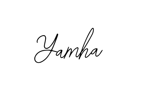 Use a signature maker to create a handwritten signature online. With this signature software, you can design (Bearetta-2O07w) your own signature for name Yamha. Yamha signature style 12 images and pictures png