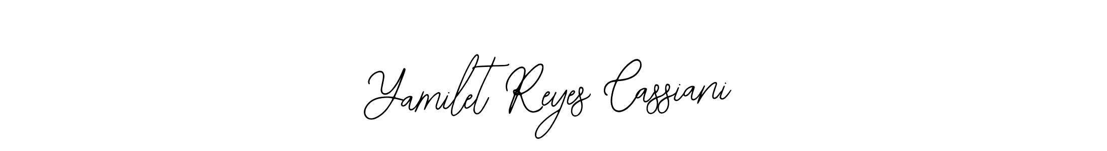 Also we have Yamilet Reyes Cassiani name is the best signature style. Create professional handwritten signature collection using Bearetta-2O07w autograph style. Yamilet Reyes Cassiani signature style 12 images and pictures png