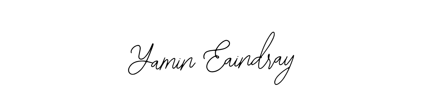 Design your own signature with our free online signature maker. With this signature software, you can create a handwritten (Bearetta-2O07w) signature for name Yamin Eaindray. Yamin Eaindray signature style 12 images and pictures png