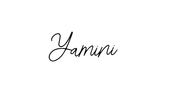 You should practise on your own different ways (Bearetta-2O07w) to write your name (Yamini) in signature. don't let someone else do it for you. Yamini signature style 12 images and pictures png