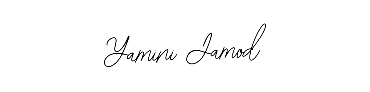 Similarly Bearetta-2O07w is the best handwritten signature design. Signature creator online .You can use it as an online autograph creator for name Yamini Jamod. Yamini Jamod signature style 12 images and pictures png