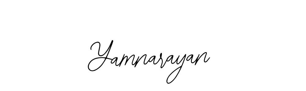 How to make Yamnarayan name signature. Use Bearetta-2O07w style for creating short signs online. This is the latest handwritten sign. Yamnarayan signature style 12 images and pictures png