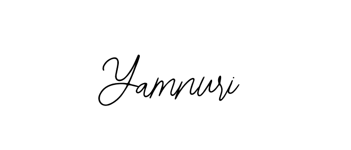 Make a beautiful signature design for name Yamnuri. With this signature (Bearetta-2O07w) style, you can create a handwritten signature for free. Yamnuri signature style 12 images and pictures png