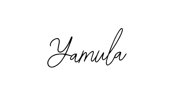 How to make Yamula signature? Bearetta-2O07w is a professional autograph style. Create handwritten signature for Yamula name. Yamula signature style 12 images and pictures png