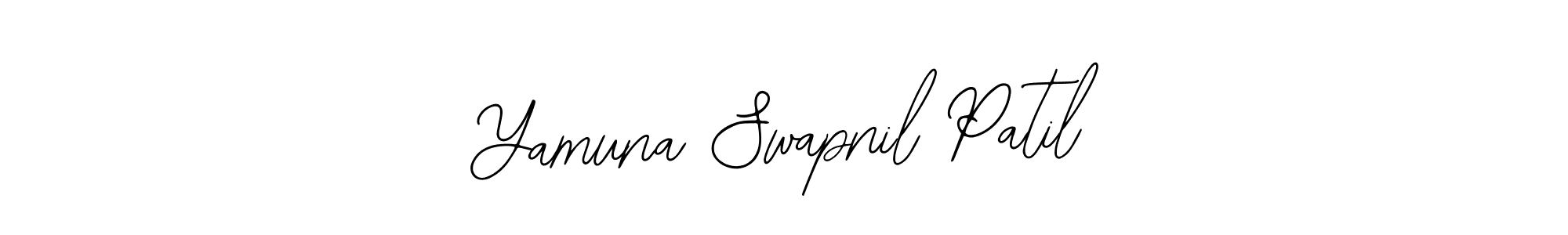 Similarly Bearetta-2O07w is the best handwritten signature design. Signature creator online .You can use it as an online autograph creator for name Yamuna Swapnil Patil. Yamuna Swapnil Patil signature style 12 images and pictures png