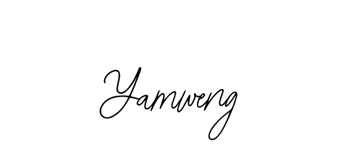 It looks lik you need a new signature style for name Yamweng. Design unique handwritten (Bearetta-2O07w) signature with our free signature maker in just a few clicks. Yamweng signature style 12 images and pictures png