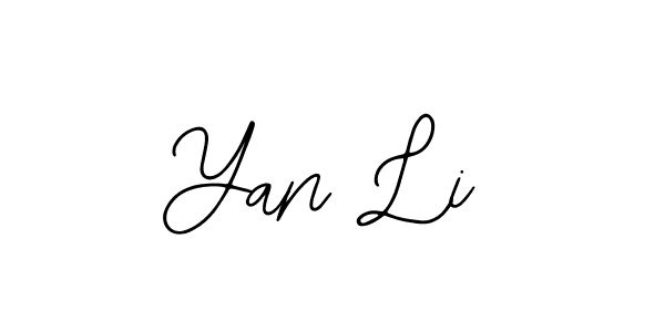 How to make Yan Li signature? Bearetta-2O07w is a professional autograph style. Create handwritten signature for Yan Li name. Yan Li signature style 12 images and pictures png