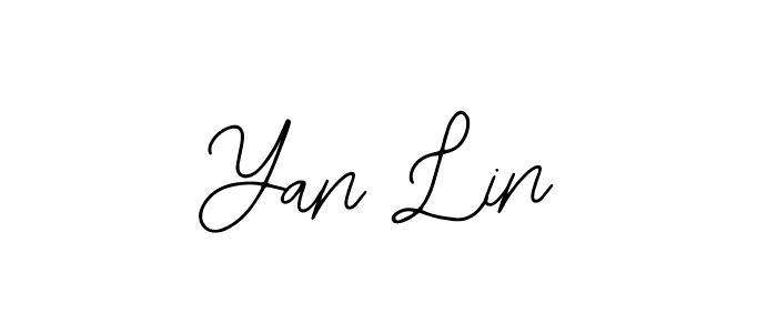 The best way (Bearetta-2O07w) to make a short signature is to pick only two or three words in your name. The name Yan Lin include a total of six letters. For converting this name. Yan Lin signature style 12 images and pictures png