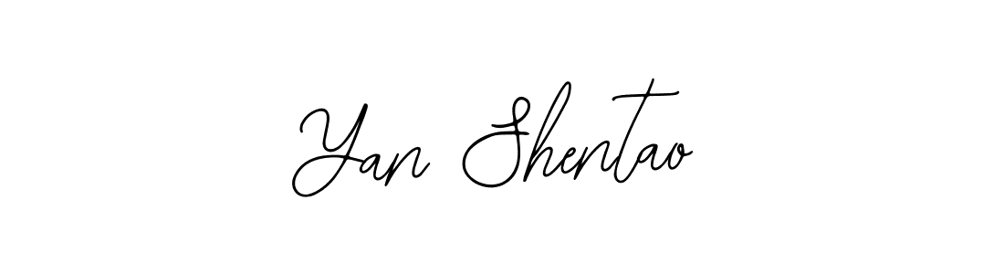 Bearetta-2O07w is a professional signature style that is perfect for those who want to add a touch of class to their signature. It is also a great choice for those who want to make their signature more unique. Get Yan Shentao name to fancy signature for free. Yan Shentao signature style 12 images and pictures png