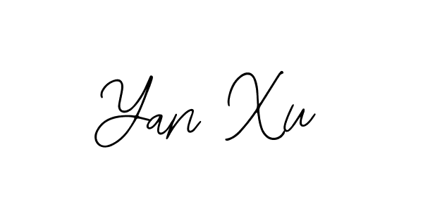 Use a signature maker to create a handwritten signature online. With this signature software, you can design (Bearetta-2O07w) your own signature for name Yan Xu. Yan Xu signature style 12 images and pictures png