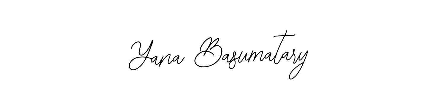 Make a beautiful signature design for name Yana Basumatary. With this signature (Bearetta-2O07w) style, you can create a handwritten signature for free. Yana Basumatary signature style 12 images and pictures png