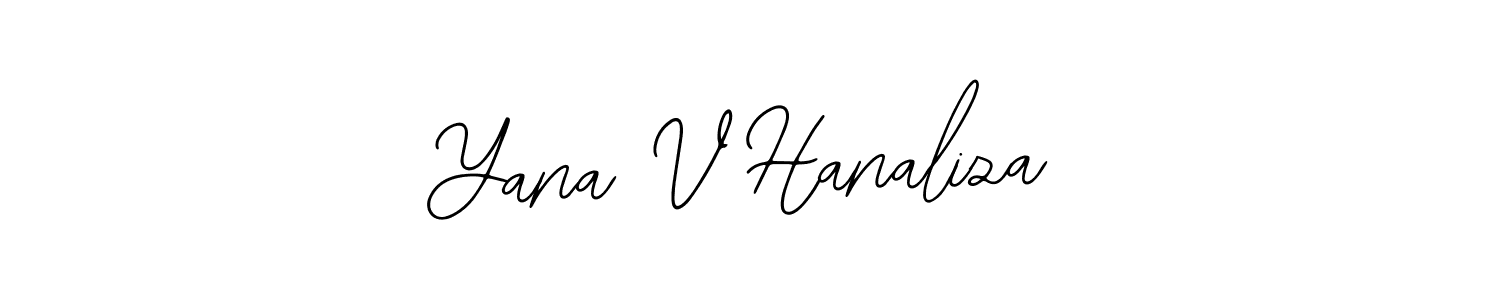 if you are searching for the best signature style for your name Yana V Hanaliza. so please give up your signature search. here we have designed multiple signature styles  using Bearetta-2O07w. Yana V Hanaliza signature style 12 images and pictures png