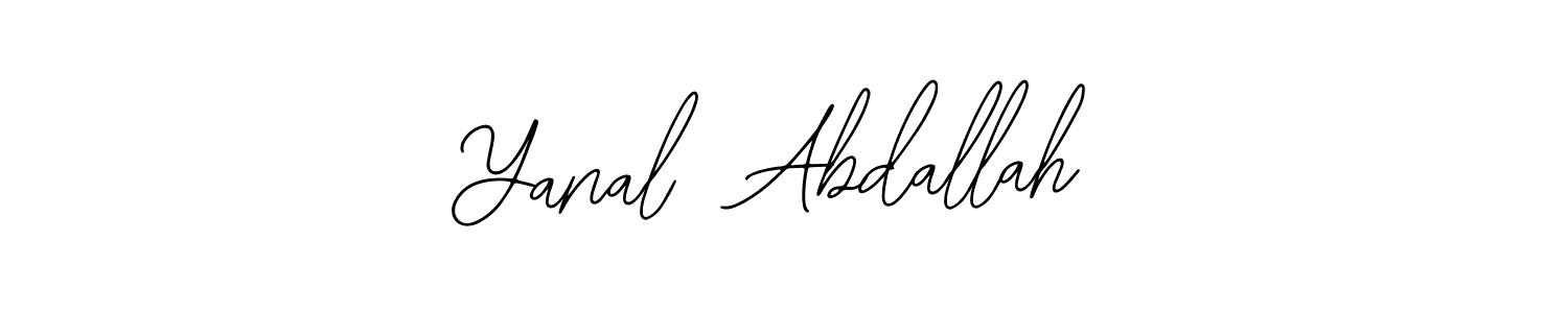 Create a beautiful signature design for name Yanal  Abdallah. With this signature (Bearetta-2O07w) fonts, you can make a handwritten signature for free. Yanal  Abdallah signature style 12 images and pictures png