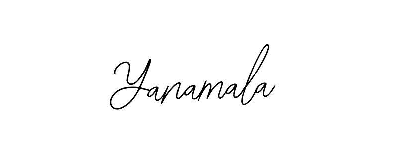 Yanamala stylish signature style. Best Handwritten Sign (Bearetta-2O07w) for my name. Handwritten Signature Collection Ideas for my name Yanamala. Yanamala signature style 12 images and pictures png