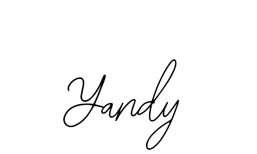 Also we have Yandy name is the best signature style. Create professional handwritten signature collection using Bearetta-2O07w autograph style. Yandy signature style 12 images and pictures png