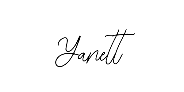 Create a beautiful signature design for name Yanett. With this signature (Bearetta-2O07w) fonts, you can make a handwritten signature for free. Yanett signature style 12 images and pictures png