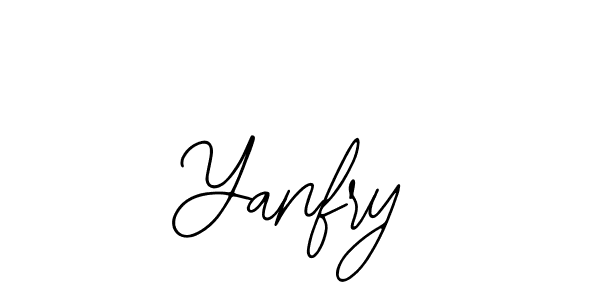 if you are searching for the best signature style for your name Yanfry. so please give up your signature search. here we have designed multiple signature styles  using Bearetta-2O07w. Yanfry signature style 12 images and pictures png