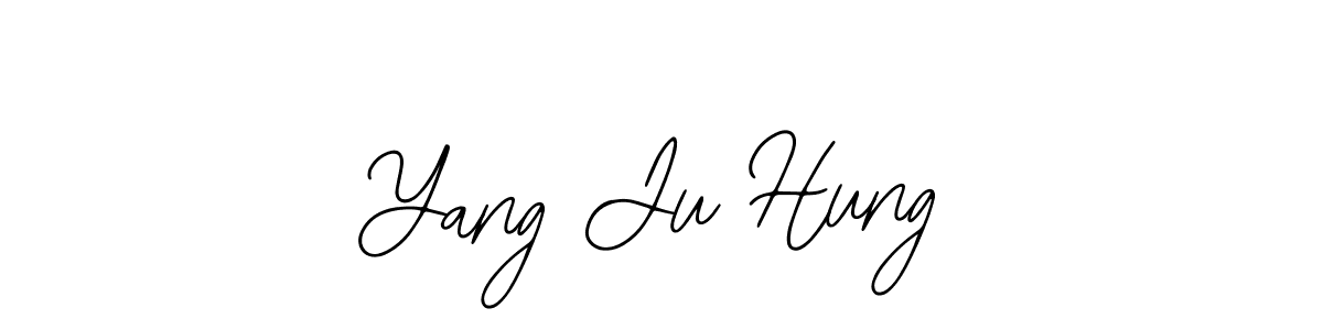 Also You can easily find your signature by using the search form. We will create Yang Ju Hung name handwritten signature images for you free of cost using Bearetta-2O07w sign style. Yang Ju Hung signature style 12 images and pictures png