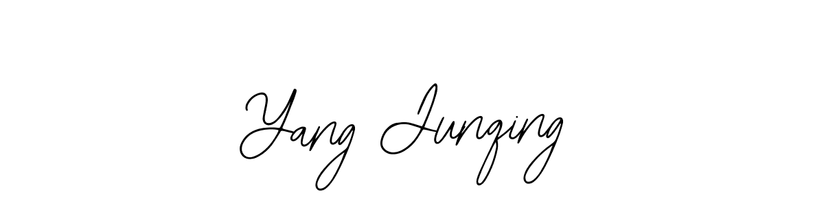 How to Draw Yang Junqing signature style? Bearetta-2O07w is a latest design signature styles for name Yang Junqing. Yang Junqing signature style 12 images and pictures png
