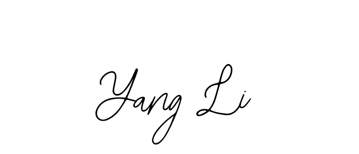 Create a beautiful signature design for name Yang Li. With this signature (Bearetta-2O07w) fonts, you can make a handwritten signature for free. Yang Li signature style 12 images and pictures png