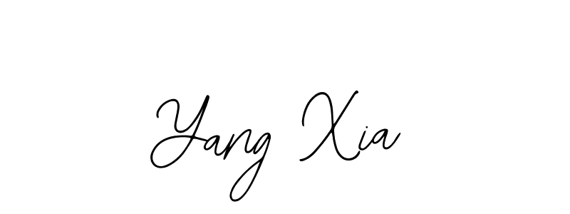Similarly Bearetta-2O07w is the best handwritten signature design. Signature creator online .You can use it as an online autograph creator for name Yang Xia. Yang Xia signature style 12 images and pictures png