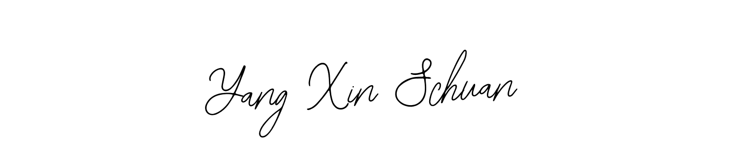 Use a signature maker to create a handwritten signature online. With this signature software, you can design (Bearetta-2O07w) your own signature for name Yang Xin Schuan. Yang Xin Schuan signature style 12 images and pictures png