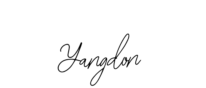 Bearetta-2O07w is a professional signature style that is perfect for those who want to add a touch of class to their signature. It is also a great choice for those who want to make their signature more unique. Get Yangdon name to fancy signature for free. Yangdon signature style 12 images and pictures png
