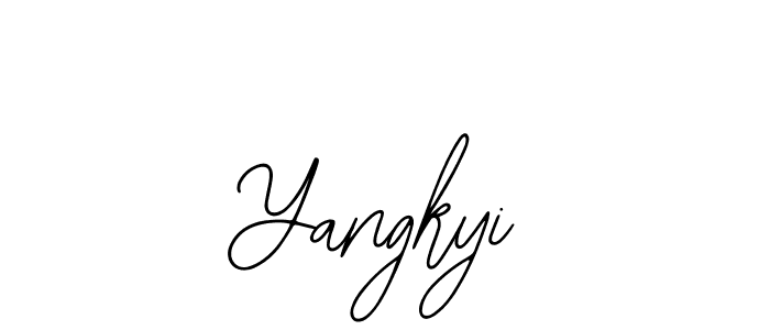 if you are searching for the best signature style for your name Yangkyi. so please give up your signature search. here we have designed multiple signature styles  using Bearetta-2O07w. Yangkyi signature style 12 images and pictures png