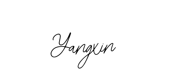The best way (Bearetta-2O07w) to make a short signature is to pick only two or three words in your name. The name Yangxin include a total of six letters. For converting this name. Yangxin signature style 12 images and pictures png