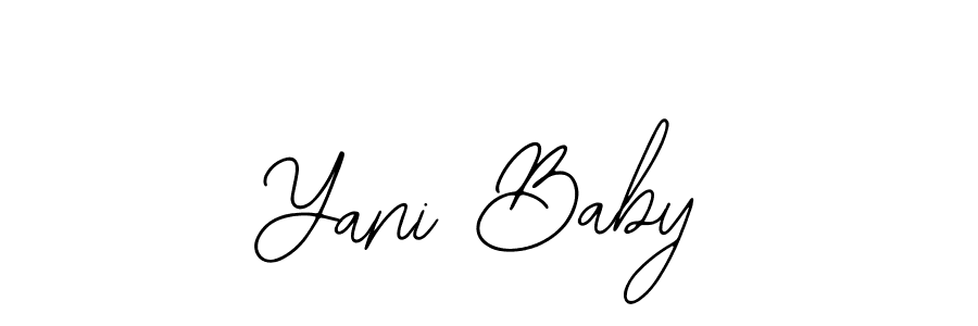 Best and Professional Signature Style for Yani Baby. Bearetta-2O07w Best Signature Style Collection. Yani Baby signature style 12 images and pictures png