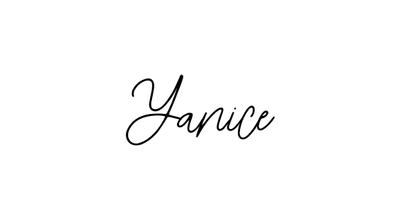 Make a beautiful signature design for name Yanice. With this signature (Bearetta-2O07w) style, you can create a handwritten signature for free. Yanice signature style 12 images and pictures png