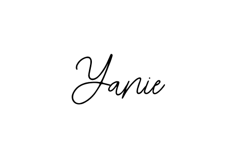 Similarly Bearetta-2O07w is the best handwritten signature design. Signature creator online .You can use it as an online autograph creator for name Yanie. Yanie signature style 12 images and pictures png