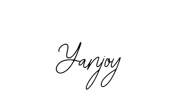 if you are searching for the best signature style for your name Yanjoy. so please give up your signature search. here we have designed multiple signature styles  using Bearetta-2O07w. Yanjoy signature style 12 images and pictures png