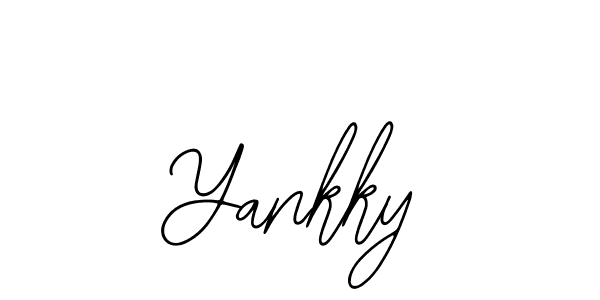 How to make Yankky signature? Bearetta-2O07w is a professional autograph style. Create handwritten signature for Yankky name. Yankky signature style 12 images and pictures png