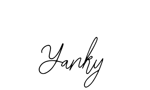 Design your own signature with our free online signature maker. With this signature software, you can create a handwritten (Bearetta-2O07w) signature for name Yanky. Yanky signature style 12 images and pictures png