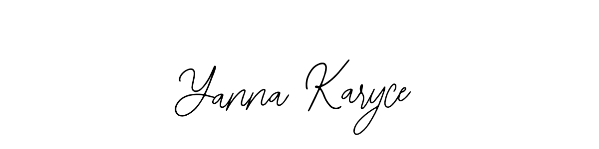 It looks lik you need a new signature style for name Yanna Karyce. Design unique handwritten (Bearetta-2O07w) signature with our free signature maker in just a few clicks. Yanna Karyce signature style 12 images and pictures png