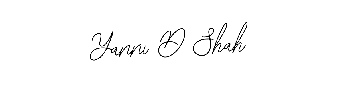 Also You can easily find your signature by using the search form. We will create Yanni D Shah name handwritten signature images for you free of cost using Bearetta-2O07w sign style. Yanni D Shah signature style 12 images and pictures png