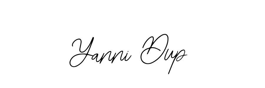 Make a beautiful signature design for name Yanni Dup. With this signature (Bearetta-2O07w) style, you can create a handwritten signature for free. Yanni Dup signature style 12 images and pictures png