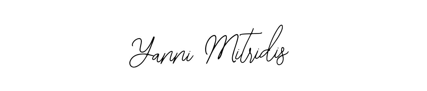 How to make Yanni Mitridis name signature. Use Bearetta-2O07w style for creating short signs online. This is the latest handwritten sign. Yanni Mitridis signature style 12 images and pictures png