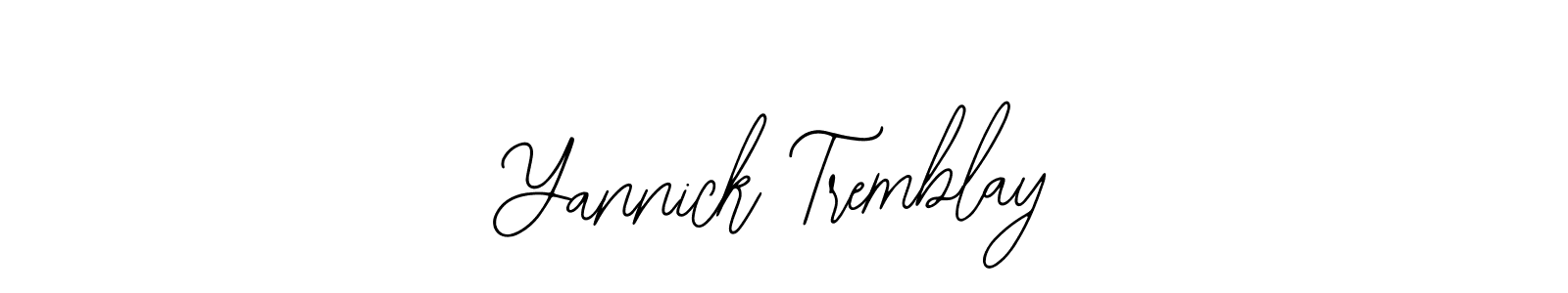 Make a beautiful signature design for name Yannick Tremblay. Use this online signature maker to create a handwritten signature for free. Yannick Tremblay signature style 12 images and pictures png