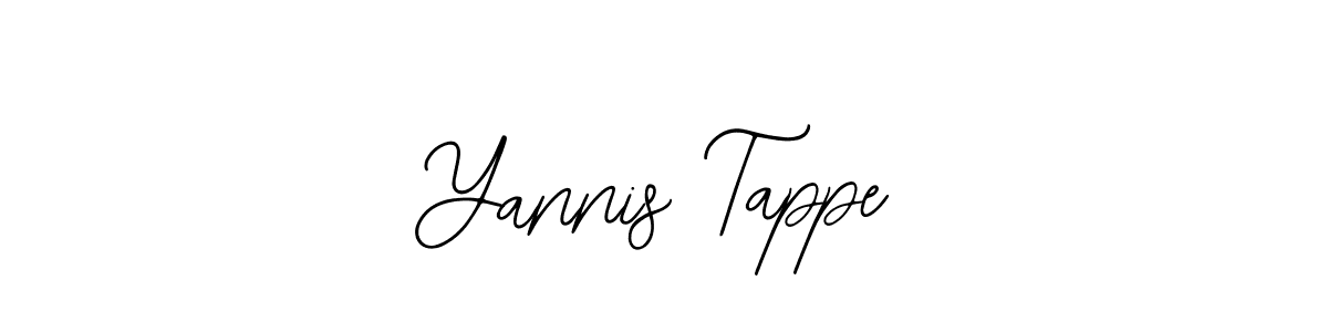 How to make Yannis Tappe signature? Bearetta-2O07w is a professional autograph style. Create handwritten signature for Yannis Tappe name. Yannis Tappe signature style 12 images and pictures png