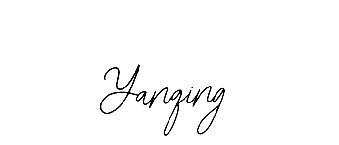 Bearetta-2O07w is a professional signature style that is perfect for those who want to add a touch of class to their signature. It is also a great choice for those who want to make their signature more unique. Get Yanqing name to fancy signature for free. Yanqing signature style 12 images and pictures png