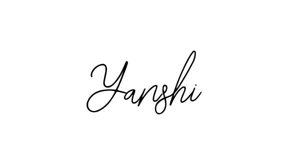 Also we have Yanshi name is the best signature style. Create professional handwritten signature collection using Bearetta-2O07w autograph style. Yanshi signature style 12 images and pictures png