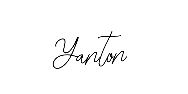 Also we have Yanton name is the best signature style. Create professional handwritten signature collection using Bearetta-2O07w autograph style. Yanton signature style 12 images and pictures png