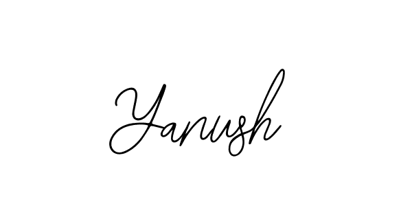 Design your own signature with our free online signature maker. With this signature software, you can create a handwritten (Bearetta-2O07w) signature for name Yanush. Yanush signature style 12 images and pictures png