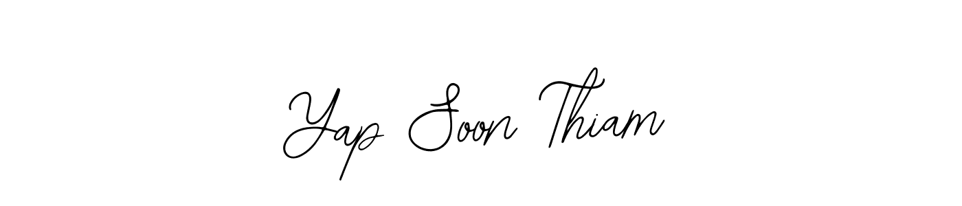 Best and Professional Signature Style for Yap Soon Thiam. Bearetta-2O07w Best Signature Style Collection. Yap Soon Thiam signature style 12 images and pictures png