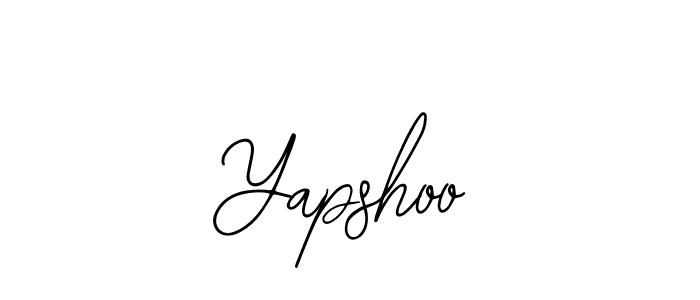 Yapshoo stylish signature style. Best Handwritten Sign (Bearetta-2O07w) for my name. Handwritten Signature Collection Ideas for my name Yapshoo. Yapshoo signature style 12 images and pictures png