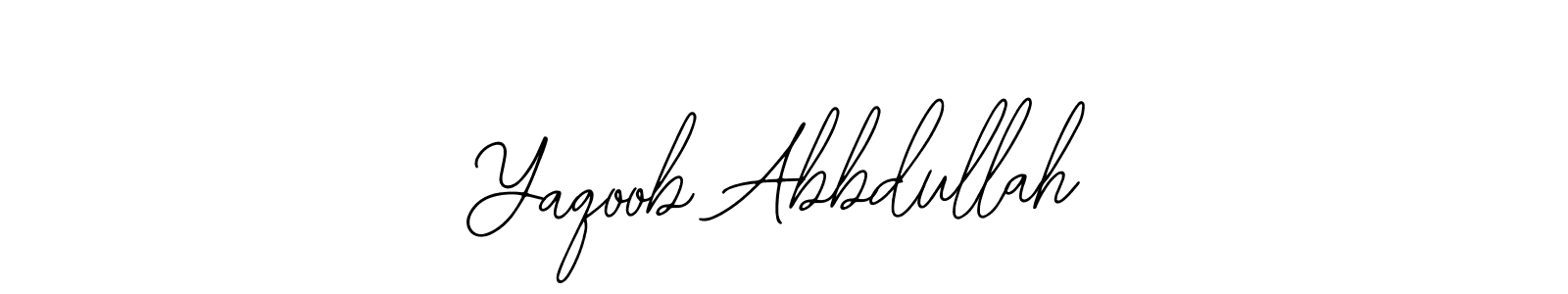 Similarly Bearetta-2O07w is the best handwritten signature design. Signature creator online .You can use it as an online autograph creator for name Yaqoob Abbdullah. Yaqoob Abbdullah signature style 12 images and pictures png